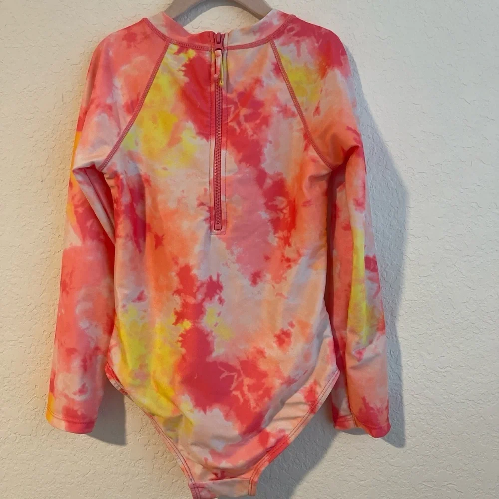 Justice Kids Colorful Tie-Dye Surf Suit